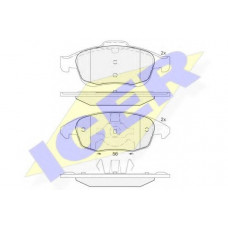 Колодки гальмівні (передні) Citroen C4 07-/Berlingo 05-/DS4/DS5 11-/Peugeot 5008 09-/Partner 08-