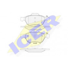 Колодки гальмівні (передні) Renault Laguna III/Clio III 06-15/Megane II/Scenic II 02-