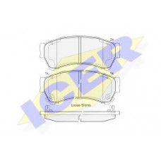 Колодки гальмівні (передні) Ford Fusion/Ford USA Fusion 06-/Mazda 6 02-13