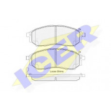 Колодки гальмівні (передні) Renault Koleos 08-/Nissan Qashqai 07-13/Pathfinder/NP300/Murano 05-