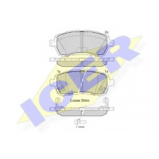 Колодки гальмівні (передні) Ford Fiesta VI 08-/Mazda 2 07-15/Subaru Justy 07-