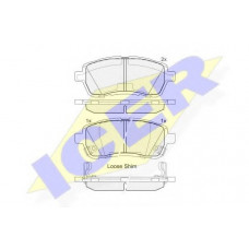 Колодки гальмівні (передні) Mazda 2 III 07-15/Subaru Justy 07-/Suzuki Swift 10-