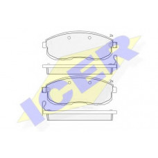 Колодки гальмівні (передні) Renault Latitude/Nissan Juke/Cube 09-/Tiida 07-12/Suzuki SX4 06-