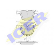 Колодки гальмівні (задні) BMW 5 (F07/F10/F11) 09-/7 (F01-F04) 08-15