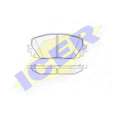 Колодки гальмівні (передні) Toyota Yaris 05-/Corolla XI 12-