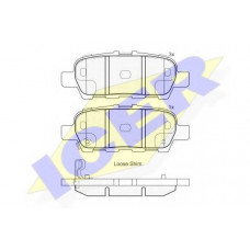 Колодки гальмівні (задні) Nissan Rogue 07-13/Juke/Murano 08-/X-Trail 13-/Suzuki Grand Vitara 05-