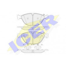 Колодки гальмівні (передні) BMW X5 (E70/F15/F85) 06-/X6 (E71/E72/F16/F86) 08-