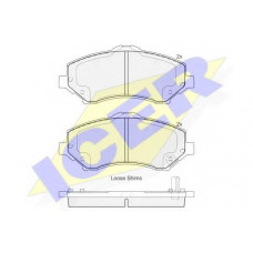 Колодки гальмівні (передні) Chrysler Grand Voyager/Dodge Caravan/Journey/Jeep Cherokee/Compass 07-