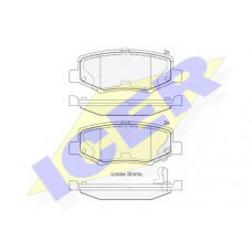 Колодки гальмівні (задні) Jeep Cherokee 08-/Compass 06-/Wrangler 07-/Dodge Nitro 06-12