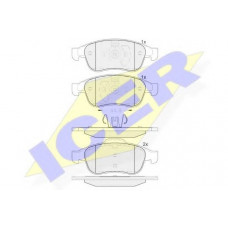Колодки гальмівні (передні) Renault Megane III/Scenic III 08-/Duster/Dokker/Fluence 10-