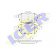 Колодки гальмівні (передні) Renault Megane III/Laguna III/Scenic III 08-/Clio 13- (WVA 24710/24826)