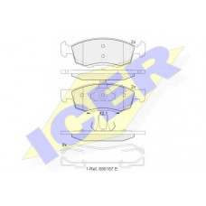 Колодки гальмівні (передні) Renault Logan/Dacia Logan 04-/Sandero 10-/Lada Largus 12-