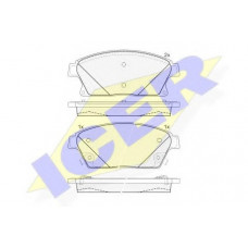 Колодки гальмівні (передні) Nissan Rogue 10-13/Chevrolet Cruze/Opel Astra 09-/Zafira C/Mokka 11-