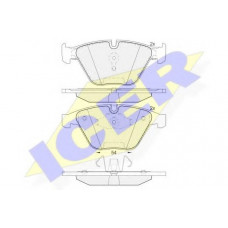 Колодки гальмівні (передні) BMW 3 (E90-93/F30/F80) 04-/5 (E60-61)/6 (E63-64)/7 (E65-67) 01-10/X1/Z4