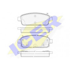Колодки гальмівні (задні) Nissan Rogue 10-13/Opel Zafira C/Mokka 11-/Astra J/Chevrolet Cruze 09-