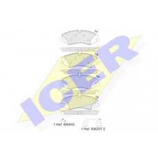Колодки гальмівні (передні) Land Rover Discovery IV/V 09-/Range Rover III/IV/Sport I/II 06-