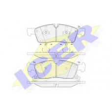 Колодки гальмівні (передні) MB M/GLE/GL/GLS-class (W166/X166) 11-19/Jeep Grand Cherokee 10-