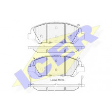 Колодки гальмівні (передні) Hyundai Santa Fe III 12-/Ssangyong Korando III 10-