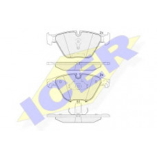 Колодки гальмівні (передні) BMW 5 (F07/F10/F18) 09-17/6 (F06/F13) 11-18/7 (F01/F02/F03/F04) 08-12