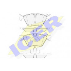 Колодки гальмівні (передні) BMW 5 (F07/F10/F11) 09-17