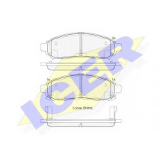 Колодки гальмівні (передні) Nissan Leaf (ZE0)/NV200 10-/NP300 Navara 04-/Chevrolet City Express 09-