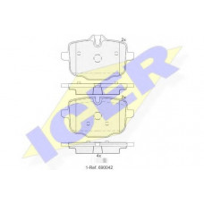 Колодки гальмівні (задні) BMW 5 (F10/F11)/6 (F12/F13) 09-