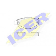 Колодки гальмівні (передні) Citroen C3 09-/C4 04-12/Peugeot 207 07-/307 03-12/1007 05-