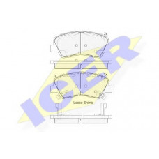 Колодки гальмівні (передні) Hyundai Accent IV 10-/ i20 14-/Solaris 17-/Kia Rio III 11-