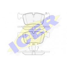 Колодки гальмівні (передні) BMW 1 (F20/F21)/3 (F30/F31/F34/G20/F80)/4 (F32/F36/F82)/7 (F01-04) 10-