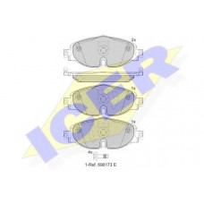 Колодки гальмівні (передні) Audi A1/Q3 18-/Seat Leon/Skoda Octavia/VW Golf/Caddy/Touran/Passat 12-