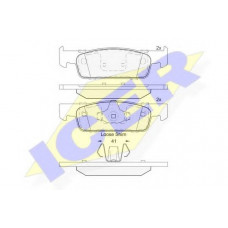 Колодки гальмівні (передні) Dacia Logan 12-/Renault Clio IV/Sandero/Twingo 13-/Smart Fortwo 14-