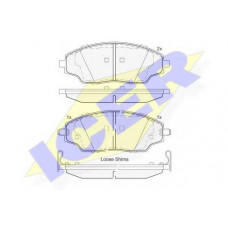 Колодки гальмівні (передні) Chevrolet Aveo 11-
