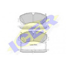 Колодки гальмівні (передні) Nissan Rogue 07-13/X-Trail/Infiniti Q50/Q60/QX50 13-/Renault Koleos 16-