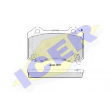 Колодки гальмівні (задні) Jeep Grand Cherokee/Chrysler 300C 04-/Tesla Model S/X/Chevrolet Camaro 12