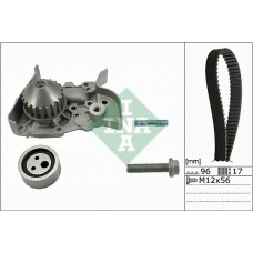 Комплект ГРМ + помпа Renault Kangoo 1.4/1.6i 97- K7J/E7J/K7M