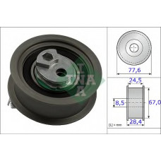 Ролик ГРМ Audi A4/VW 2.0 FSI 05-10 (натяжний) (67х28.4)