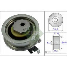 Натяжний ролик ременя ГРМ VW 04C 109479 G (Вир-во INA)