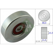 Ролик генератора Toyota Yaris 1.0 99-05 (паразитний) (88х21)