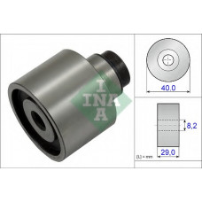Ведучий ролик, зубчастий ремінь VW 03L 109244 G (Вир-во INA)