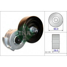 Натяжник ременя генератора Chrysler Concorde/Voyager/Dodge Caravan 3.3-3.8 89-07