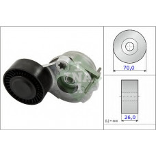 Натяжна планка, полікліновий ремінь VW 059 903 133 (Вир-во INA)