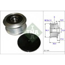 Шків генератора Ford Fiesta/Fusion 1.4 TDCi 01-12/Mazda 2 1.4 CD 03-07