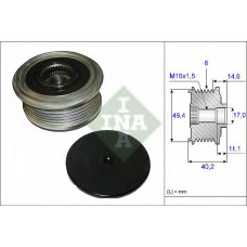Шків генератора VAG 045 903 119 A (Вир-во Ina)