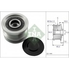 Шків генератора Opel Astra H/Vectra C/Zafira B 1.6-1.9 CDTI 05-15