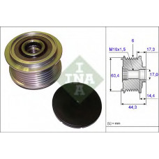 Шків генератора Audi A4/A5/Q5 3.0/3.2 TFSI 07-17