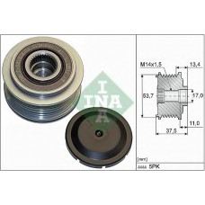 Шків генератора Fiat Panda/Punto/Tipo/Opel Corsa 14-