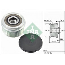Шків генератора Land Rover Discovery/Range Rover 2.2D 11-