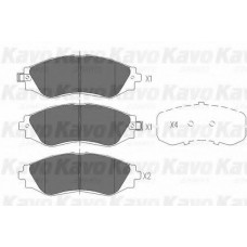 Колодки гальмівні (передні) Daewoo Lanos/ Nubira 1.6-2.2 97- (Akebono)
