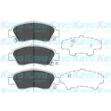 Колодки гальмівні (передні) Honda Civic V/VI 91-01/VIII 10-12/Jazz 02-