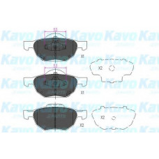 Колодки гальмівні (передні) Honda Accord VII 03-08 (155.1x62/69)